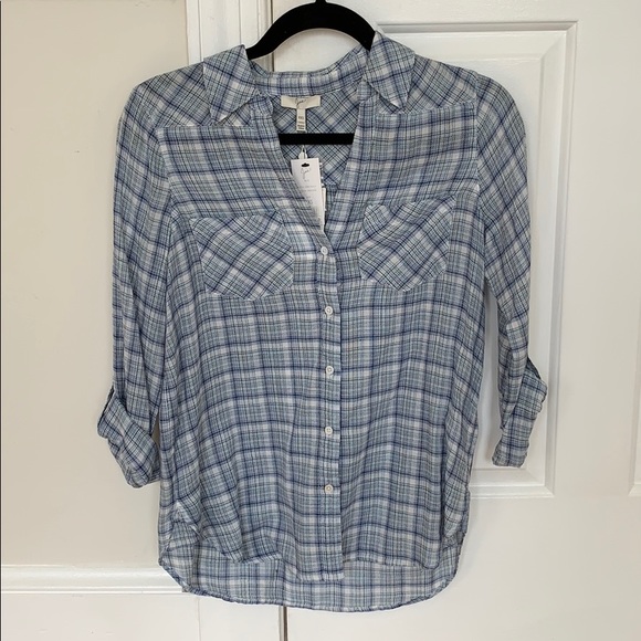 Joie button down blouse xxs, NWT!! - Picture 2 of 9